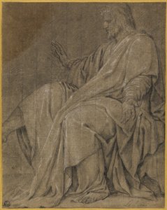 Estudio para San Luis curando a los enfermos de Eustache Le Sueur