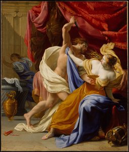 La violación de Tamar, c.1640 de Eustache Le Sueur