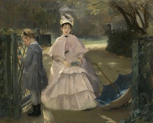 Niñera y niño de Eva Gonzalès