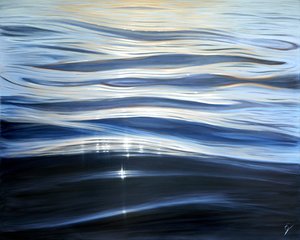 Perle de la Mer, 2023 (óleo sobre lienzo) de Eva Volf