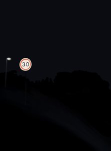 Driving The Road At Night # 1 Brooklyn (arte digital)