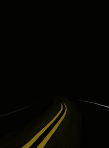 Driving The Road At Night # 3 Brooklyn (arte digital) de Evan Sklar