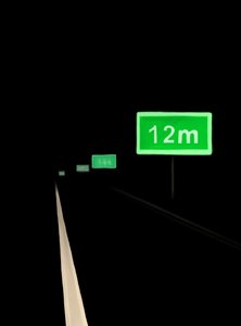 Driving The Road At Night $ 5 Brooklyn (arte digital)