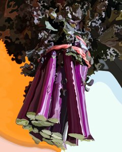 Purple Kale, Brooklyn (arte digital)