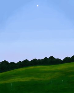 Vermont Field, Dawn (arte digital)