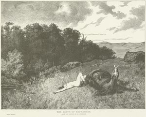 La muerte de Brunehaut de Evariste Vital Luminais