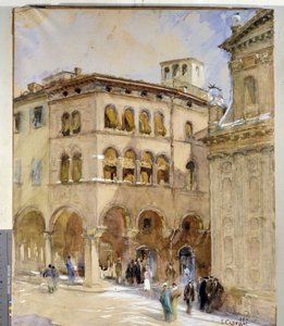 Vista de Modene, siglo XX (óleo sobre lienzo)