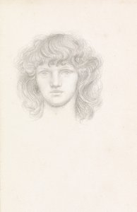 Cabeza de una Chica de Evelyn De Morgan