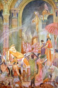 Captura de Sarrapanu por Tiglath-Pileser II, 1916 de Evelyn Paul