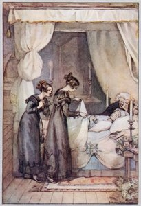 Ilustración para Cranford de la Sra. Gaskell (litografía en color) de Evelyn Paul