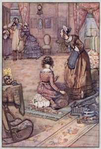 Ilustración para Cranford de la Sra. Gaskell (litografía en color) de Evelyn Paul