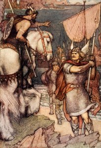 El guardián desafía a Beowulf