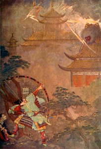 Yorimasa mata al vampiro, 1912 de Evelyn Paul