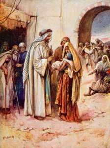 Nuestro Señor el Sanador (lito de color) de Evelyn Stuart Hardy