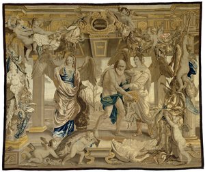 enero y febrero Los meses, las estaciones, los elementos, el día y la noche (título de la serie) de Everaert Leyniers