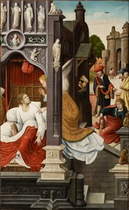Escena de la vida de San Roque, 1517 de Everaert Orley