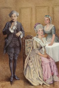 Ilustración para Un viaje sentimental de Laurence Sterne de Everard Hopkins