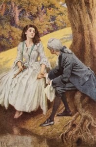 Ilustración para Un viaje sentimental de Laurence Sterne de Everard Hopkins