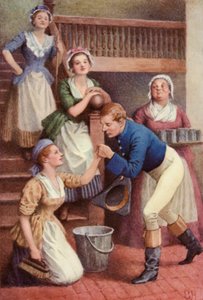 Ilustración para Un viaje sentimental de Laurence Sterne de Everard Hopkins