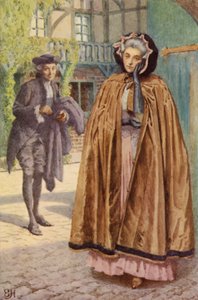 Ilustración para Un viaje sentimental de Laurence Sterne de Everard Hopkins