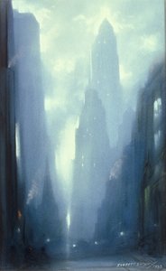 Nueva York de noche de Everett Shinn