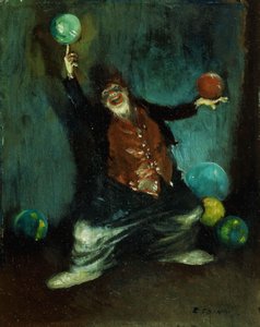 El payaso malabarista de Everett Shinn