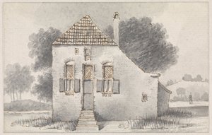Casa en Zoelmond, en el Betuwe, vista de frente de Evert Doublet