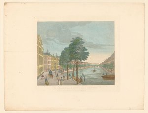 Vista del Herengracht cerca de la calle Spiegelstraat en Ámsterdam
Vue du Heere-Gracht, prise du Spiegel-Straat jusqu