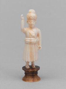 Peón negro, pieza de ajedrez, India, c.1820 de Evremond de Berard