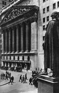 Bolsa de Valores de Nueva York, Nueva York, EE.UU., c1930s