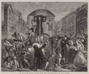 De Foe en la picota, de la Exposición de la Real Academia de Eyre Crowe