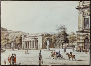 La nueva Casa de Guardia, junto a la Armería, Berlín de F.A. Calau