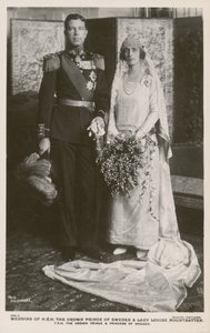 Boda del Príncipe Heredero Gustaf Adolf de Suecia y Lady Louise Mountbatten, 1923 de F.A Swaine