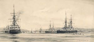 La Escuadra del Canal en Lamlash: la regata de vela de 1901 de F.L. Blanchard