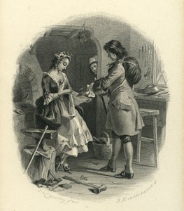 Barnaby Rudge: Dolly Varden y Joe Willet