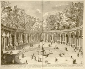 La Colonnade, Versalles, c.1715 de F. (after) Delamonce