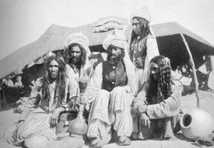 Un grupo de Brahui de Balochistán Oriental, 1902