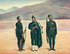 El Quinto Gurkhas, 1901 de F Bremner