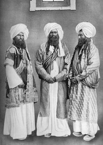 Tres jefes baluchis, 1902 de F. Bremner