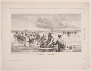 Pescadores de anguilas en Limfjorden