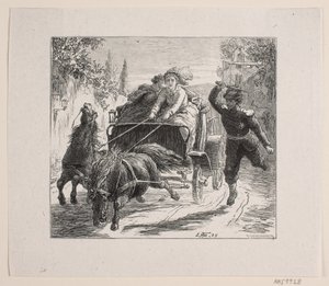 Ilustración para Bjørnstjerne Bjørnson "Un boceto de Italia" de F. Hendriksen
