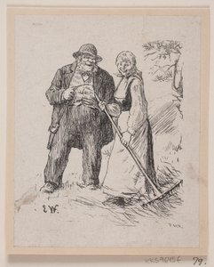 Ilustración para "Herremandsbruden" de F. Hendriksen