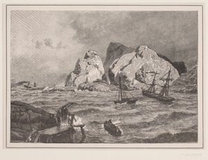 Nødhavn en la costa noruega de F. Hendriksen