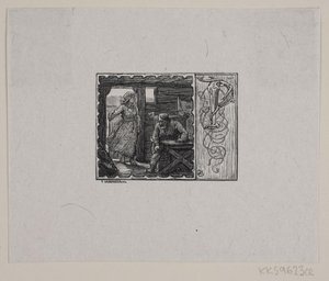Vignette para la historia "Kong Gorm y sus Hijos" de F. Hendriksen