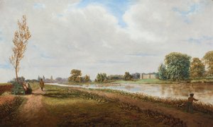 Syon House desde el Támesis de F. Holt