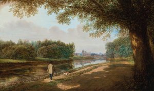 El Támesis en Isleworth de F. Holt