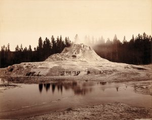 Cono del géiser Castle, Parque Nacional de Yellowstone
