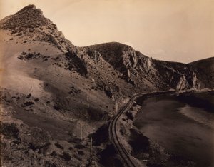 Entrada Este, Cañón Jefferson, para el ferrocarril Northern Pacific de F. Jay Haynes