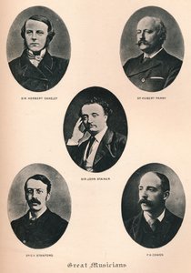 Grandes Músicos - Placa XI, c. 1880, 1895 de F. Jenkins Heliog