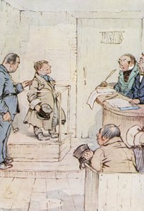 Ilustración para Oliver Twist de F. M. B. Blaikie